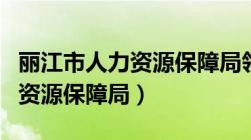 丽江市人力资源保障局领导班子（丽江市人力资源保障局）