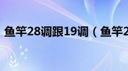 鱼竿28调跟19调（鱼竿28调和19调的区别）