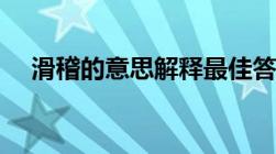 滑稽的意思解释最佳答案（滑稽的意思）