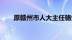 原赣州市人大主任骆炳峰被判几年刑