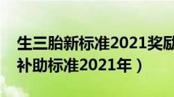 生三胎新标准2021奖励多少钱（三胎有什么补助标准2021年）