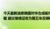 今天最新消息韩国对华合成板作出反倾销第三次日落复审终裁 建议继续征收为期五年反倾销税