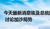 今天最新消息埃及总统同联合国秘书长通电话 讨论加沙局势