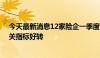 今天最新消息12家险企一季度偿付能力不达标 部分险企相关指标好转