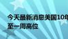 今天最新消息美国10年期盈亏平衡通胀率升至一周高位