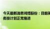 今天最新消息鸿博股份：目前英博数科经营情况正常 各项业务按计划正常推进