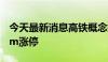 今天最新消息高铁概念持续拉升，雷尔伟20cm涨停