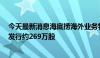 今天最新消息海底捞海外业务特海国际拟在纳斯达克上市，发行约269万股