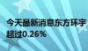 今天最新消息东方环宇：李伟伟拟减持股份不超过0.26%