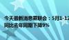 今天最新消息乘联会：5月1-12日乘用车市场零售55.9万辆 同比去年同期下降9%