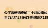 今天最新消息前二十机构席位多头增仓超1.2倍，集运指数主力合约2月份以来涨幅达188%