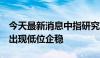 今天最新消息中指研究院：4月居民购房信心出现低位企稳