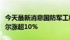 今天最新消息国防军工板块持续走强，安达维尔涨超10%