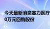 今天最新消息塞力医疗：拟以1000万元-2000万元回购股份