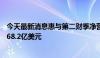 今天最新消息惠与第二财季净营收72.0亿美元，分析师预期68.2亿美元