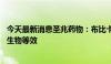 今天最新消息圣兆药物：布比卡因脂质体注射液临床BE试验生物等效