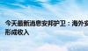 今天最新消息安邦护卫：海外安保业务尚在探索阶段 目前未形成收入