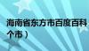 海南省东方市百度百科（海南省东方市属于哪个市）