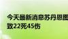 今天最新消息苏丹恩图曼市多个居民区遭袭 致22死45伤