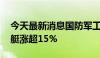 今天最新消息国防军工概念震荡拉升 江龙船艇涨超15%