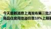 今天最新消息上海发布第三批次商品住房用地出让公告 取消商品住房用地溢价率10%上限要求