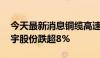 今天最新消息铜缆高速连接概念震荡走低 神宇股份跌超8%