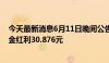 今天最新消息6月11日晚间公告集锦：贵州茅台每股派发现金红利30.876元