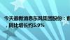 今天最新消息东风集团股份：前5月累计汽车销量81.19万辆，同比增长约5.9%