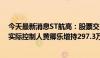 今天最新消息ST航高：股票交易异常波动累计跌幅达12% 实际控制人黄卿乐增持297.3万股