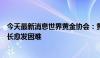 今天最新消息世界黄金协会：黄金储量难找，维持开采量增长愈发困难