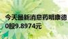 今天最新消息药明康德：2023年末期股息每10股9.8974元