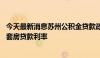 今天最新消息苏州公积金贷款政策再放宽 跨区购房可享受首套房贷款利率