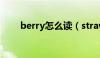 berry怎么读（strawberry怎么读）