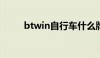 btwin自行车什么牌子的（BTW）