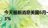 今天最新消息美国6月一年期通胀率预期为3.3%