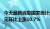 今天最新消息国家统计局：6月上旬生猪 外三元环比上涨10.7%