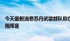 今天最新消息苏丹武装部队称在法希尔市打死快速支援部队指挥官