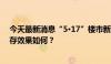 今天最新消息“5·17”楼市新政落地满月 再贷款推动去库存效果如何？