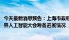 今天最新消息预告：上海市政府举行新闻发布会介绍2024世界人工智能大会筹备进展情况