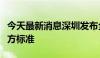 今天最新消息深圳发布全国首个气候投融资地方标准