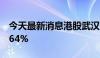 今天最新消息港股武汉有机上市首日高开79.64%