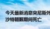 今天最新消息突尼斯外交部：35名突公民在沙特朝觐期间死亡