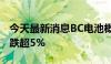 今天最新消息BC电池概念震荡走低 时创能源跌超5%