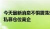 今天最新消息不惧震荡乐观操作，知名百亿级私募仓位高企