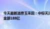 今天最新消息玉禾田：中标天津市河北区城市管理项目，总金额188亿