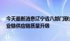 今天最新消息辽宁省八部门联合印发方案 推动16个重点产业链供应链质量升级