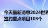 今天最新消息2024世界智能产业博览会闭幕 签约重点项目103个