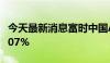 今天最新消息富时中国A50指数期货盘初跌0.07%