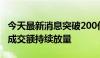 今天最新消息突破200亿元 多只头部宽基ETF成交额持续放量