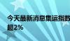 今天最新消息集运指数 欧线主力合约日内跌超2%